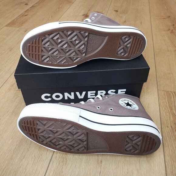 Converse Chuck Taylor All Star Lift Hi Platform Pumice Brown A12309F Womens Size - Picture 5 of 11